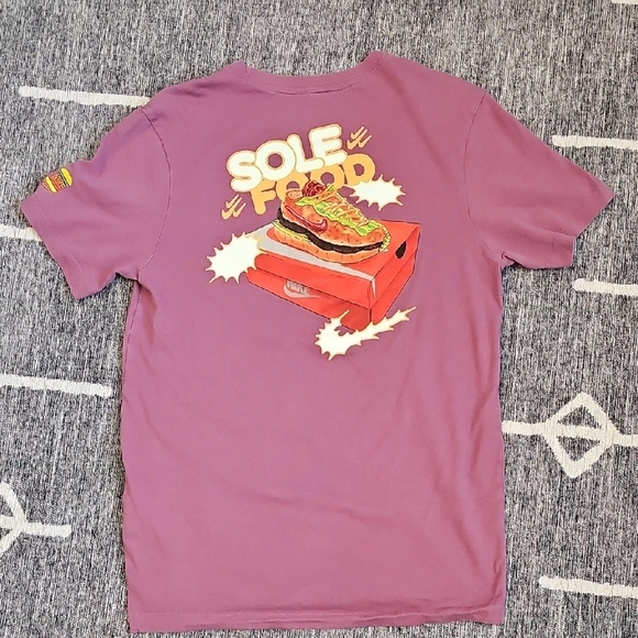 Nike Sole Food Graphic T-Shirt - Purple - Picture 1 of 5